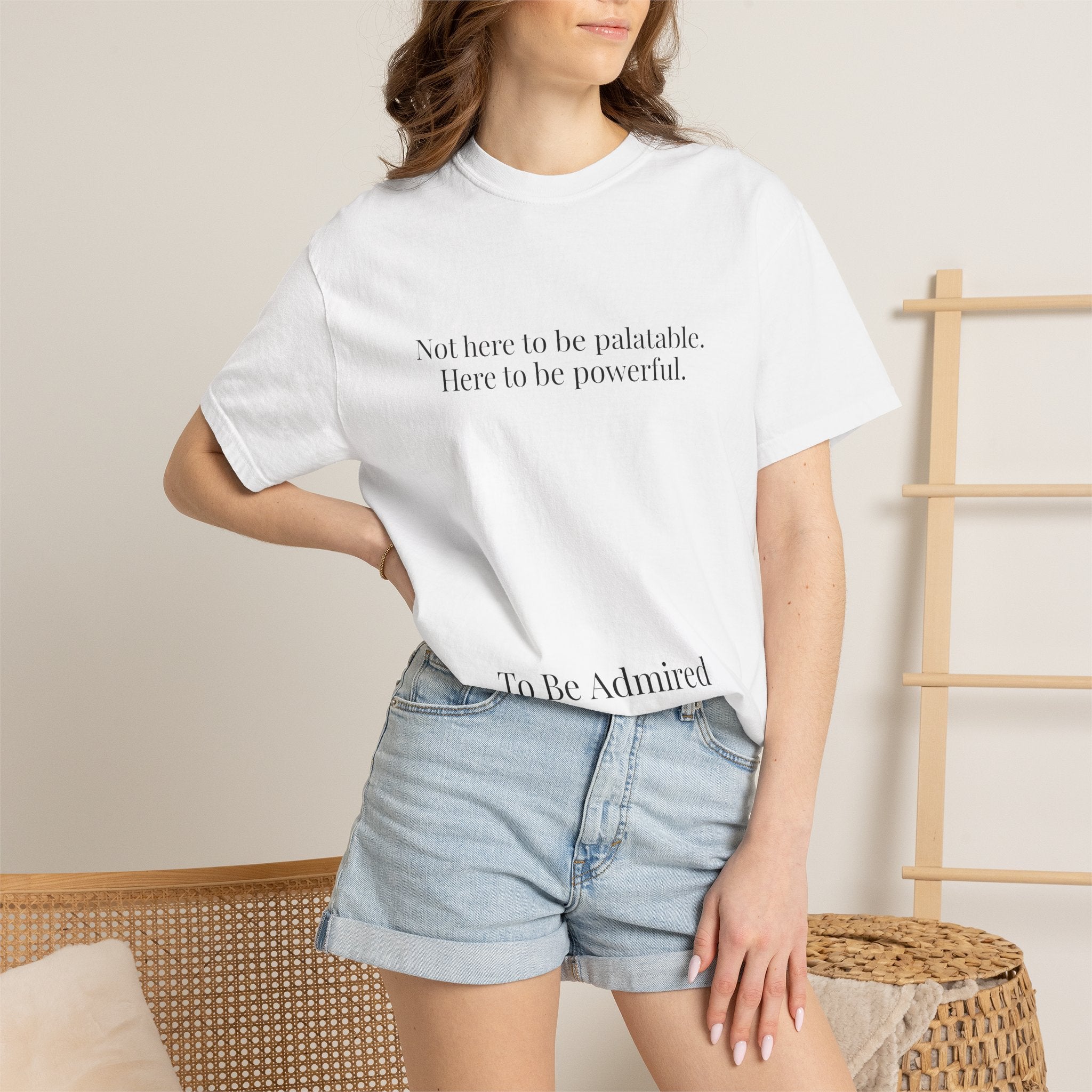 Admire Yourself First — Affirmation Tee